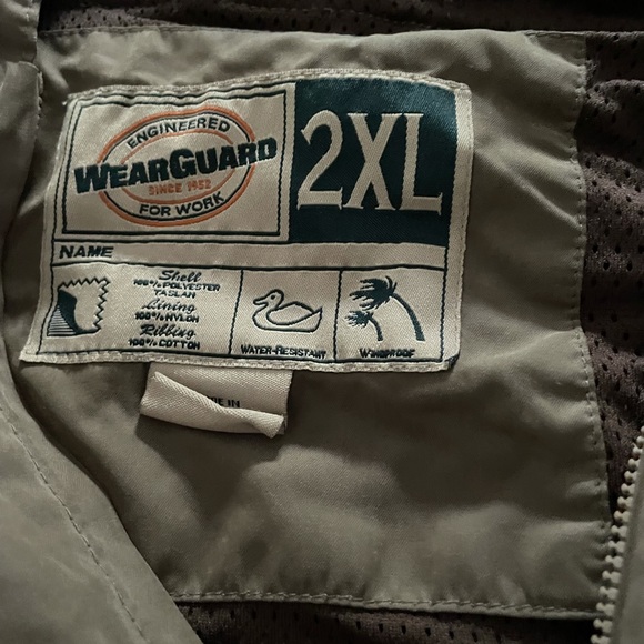 Wearguard Water Resistant Wind Resistant Pull Over Jacket - Picture 2 of 6
